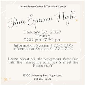 Reese Experience Night